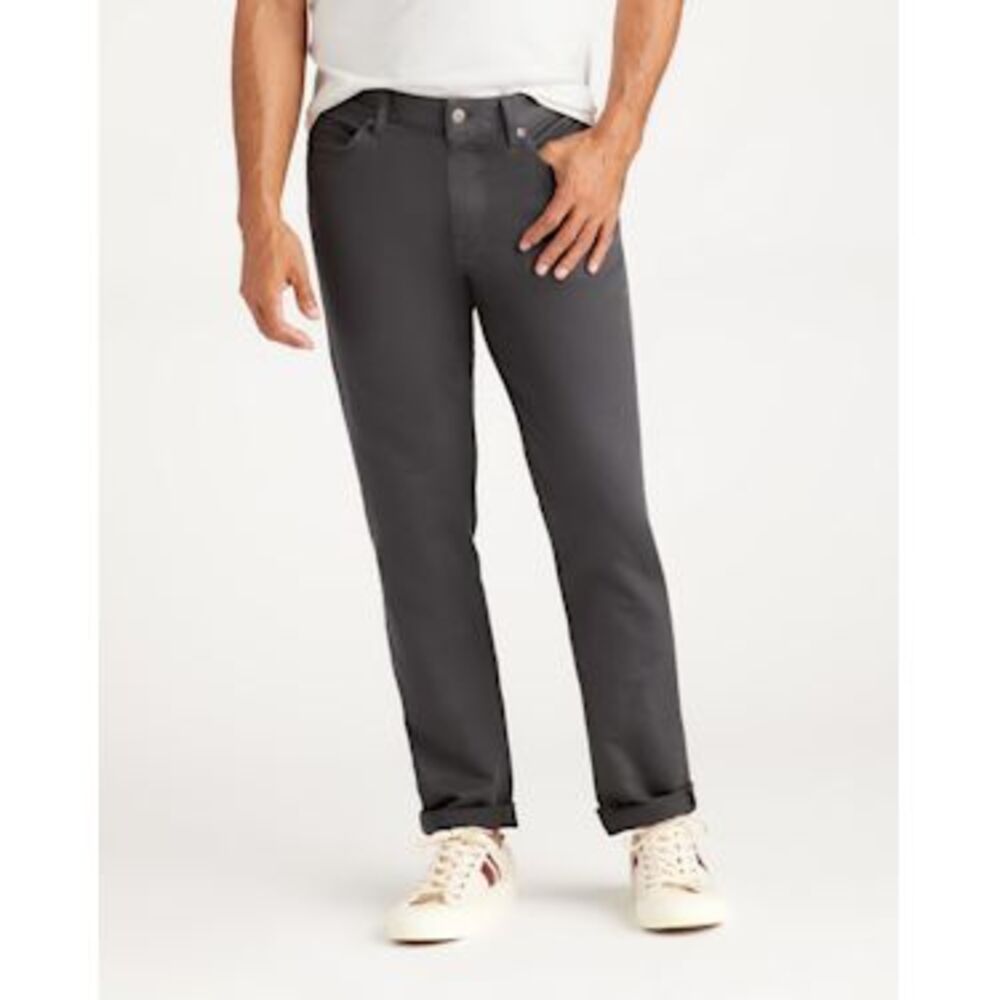 Quince Men's Straight-Leg Jeans in Charcoal Gray